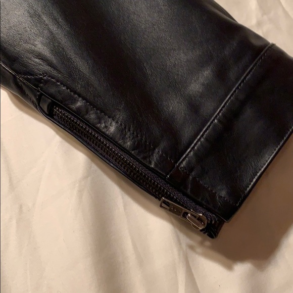Men’s leather coat - Picture 4 of 8